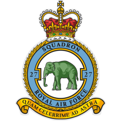 Emblem of the No. 27 Squadron RAF.png