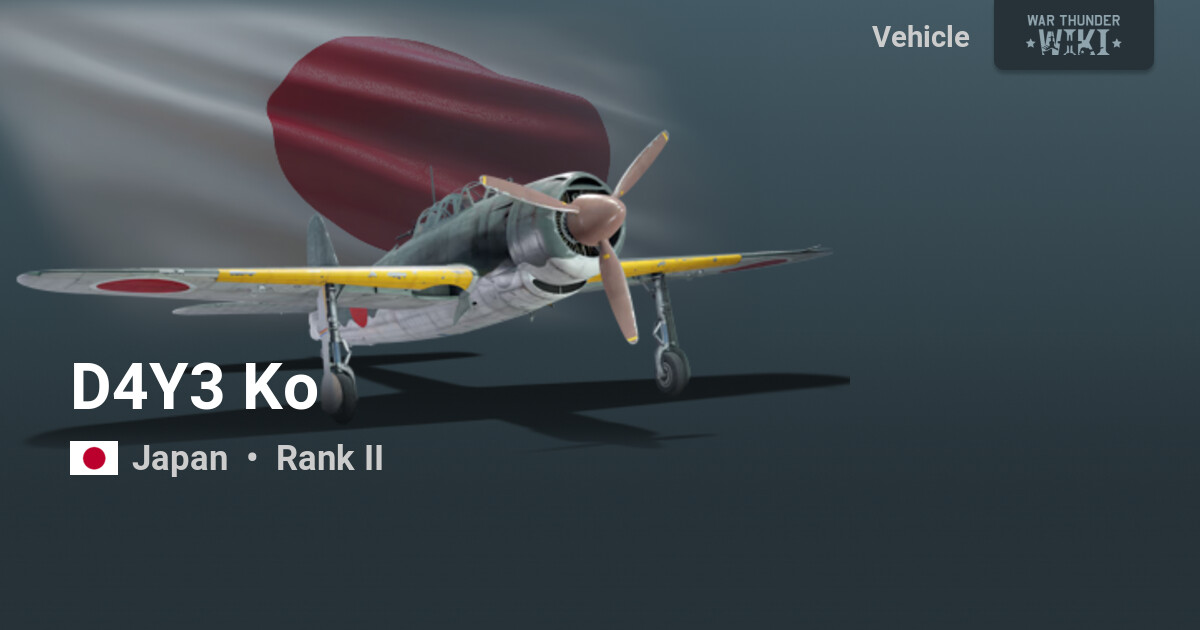 D4Y3 Ko | War Thunder Wiki