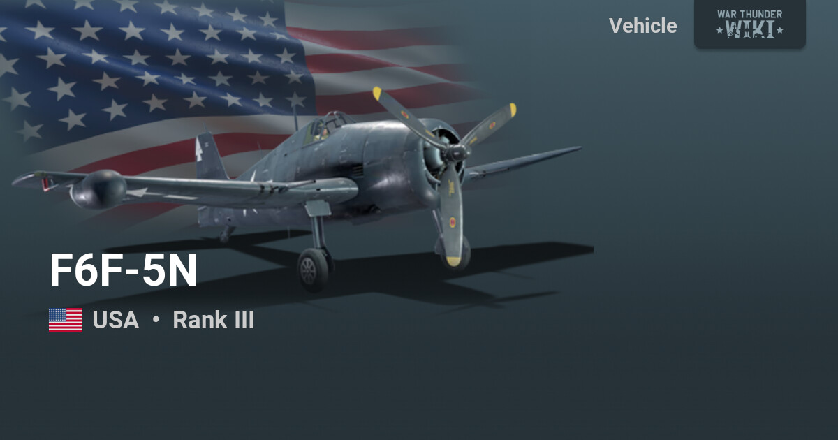 F6F-5N | War Thunder Wiki