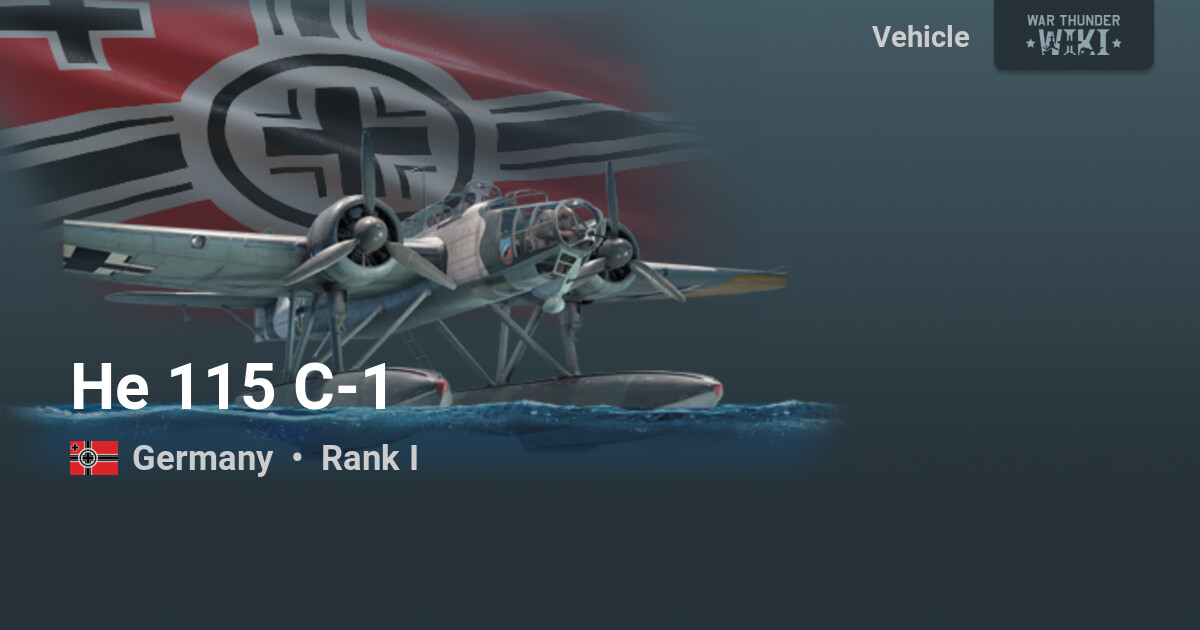 He 115 C-1 | War Thunder Wiki