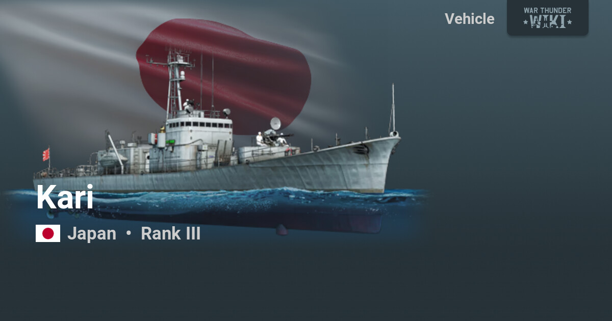 Kari | War Thunder Wiki