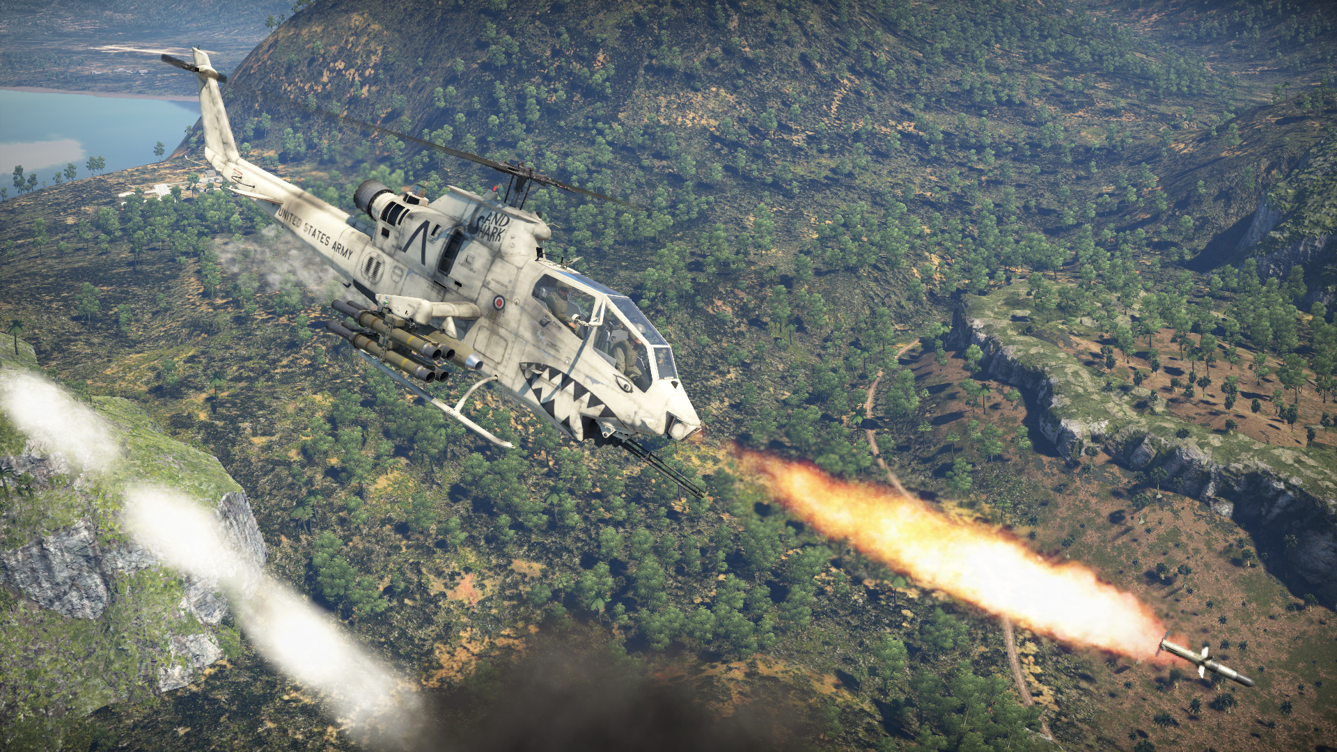 The AH-1F in combat, firing a TOW missileclass=dynamic_image