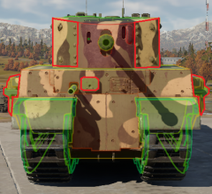 Tog II Front Armor Potential Weakspts.png
