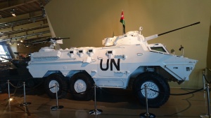 A UN Ratel-20 IFV in the Royal Tank Museum, Jordan.