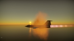 F-104A in the sunset.jpg