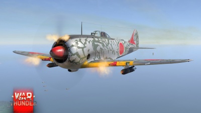 Official screenshot of the Ki-44-II otsu
