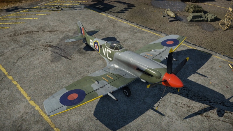 GarageImage Prendergast's Spitfire FR Mk XIVe.jpg